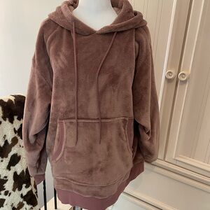 Colsie Plush Mauve Hoodie